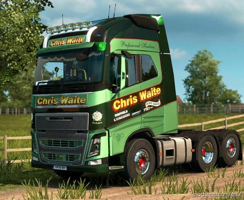 Volvo FH Chris Waite Transport Skin v1.1 for Euro Truck Simulator 2