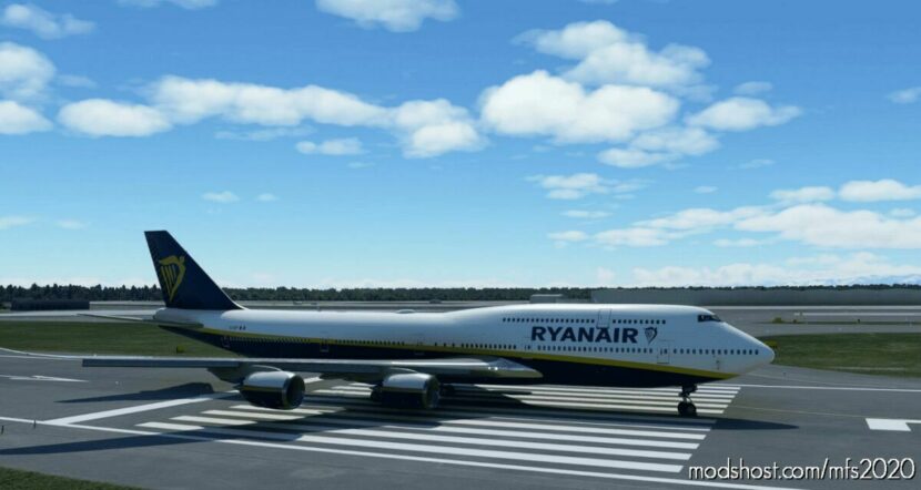 Boeing 747-8I Ryanair 4K [NO Mirroring] for Microsoft Flight Simulator 2020