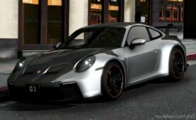 GTA 5 Porsche Vehicle Mod: 2022 Porsche 911 GT3 V1.0B (Image #3)