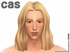 Sims 4 Adult Mod: ALL AGE Solid Color For EA SDX099 Hair Style (Image #11)