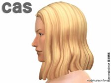 Sims 4 Adult Mod: ALL AGE Solid Color For EA SDX099 Hair Style (Image #13)