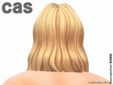 Sims 4 Adult Mod: ALL AGE Solid Color For EA SDX099 Hair Style (Image #15)