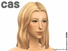 Sims 4 Adult Mod: ALL AGE Solid Color For EA SDX099 Hair Style (Image #17)