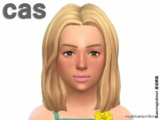 Sims 4 Adult Mod: ALL AGE Solid Color For EA SDX099 Hair Style (Image #21)