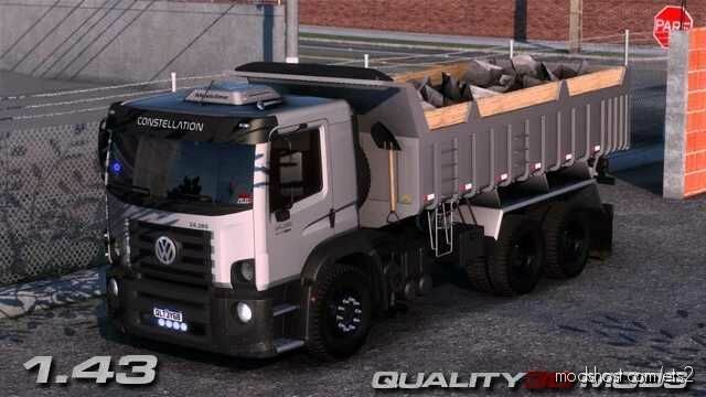 Constellation 24.280 By Quality3Dmods – [1.43] for Euro Truck Simulator 2