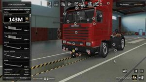 ETS2 Scania Part Mod: 143M Tuning Pack 1.43 (Image #2)