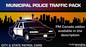 Municipal Police Traffic Pack V1.12.0 [1.43] for American Truck Simulator