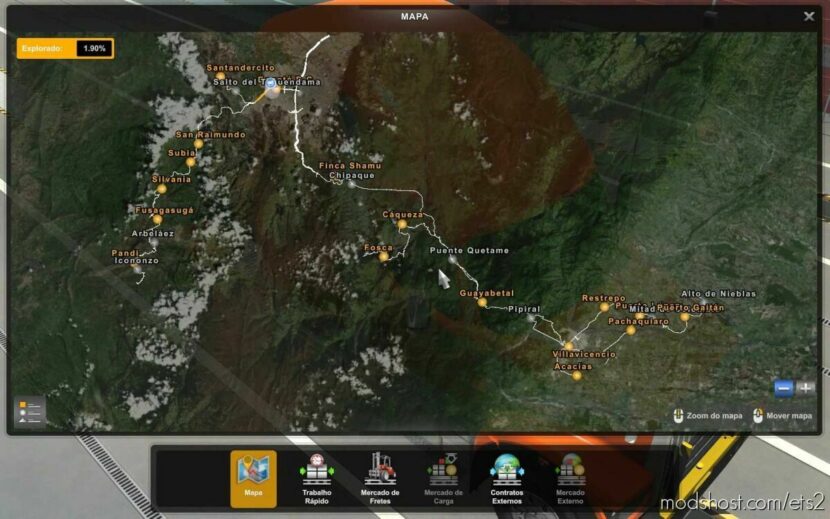Profile Colombia Map By Jhondeath [1.43] for Euro Truck Simulator 2