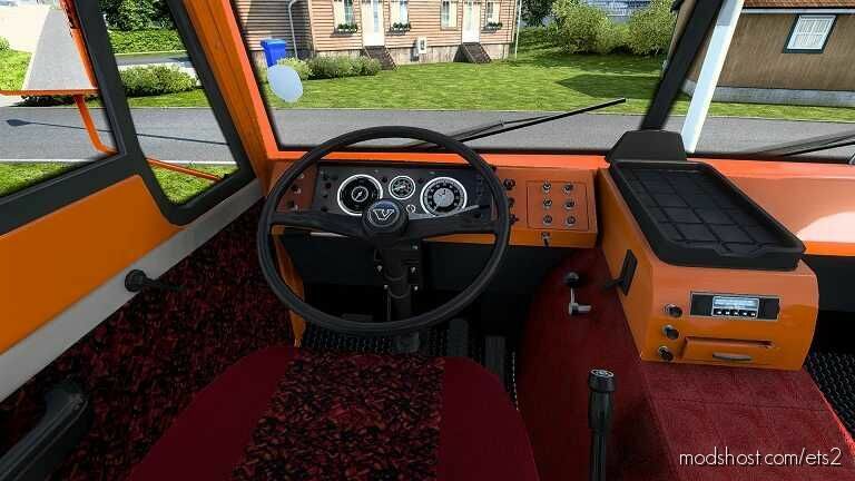Volvo F88 RED Plush Interior & Exterior [1.43] for Euro Truck Simulator 2
