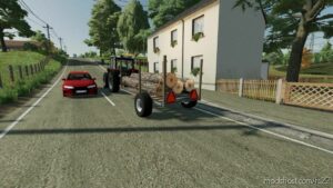 Homemade Wood Trailer for Farming Simulator 22