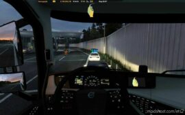 ETS2 Mod: GPS ON TOP Of The Screen 1.44 (Image #3)