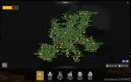 ETS2 Mod: Ultra Zoom Map By Rodonitcho Mods 1.2 1.44 (Image #2)