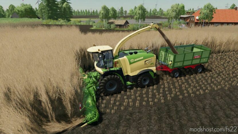 Krone X-Collect 900-3 Poplar And Sugarcane V1.0.0.2 for Farming Simulator 22