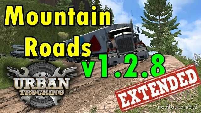 Mountain Roads Map Extended Version V1.2.8 for Euro Truck Simulator 2