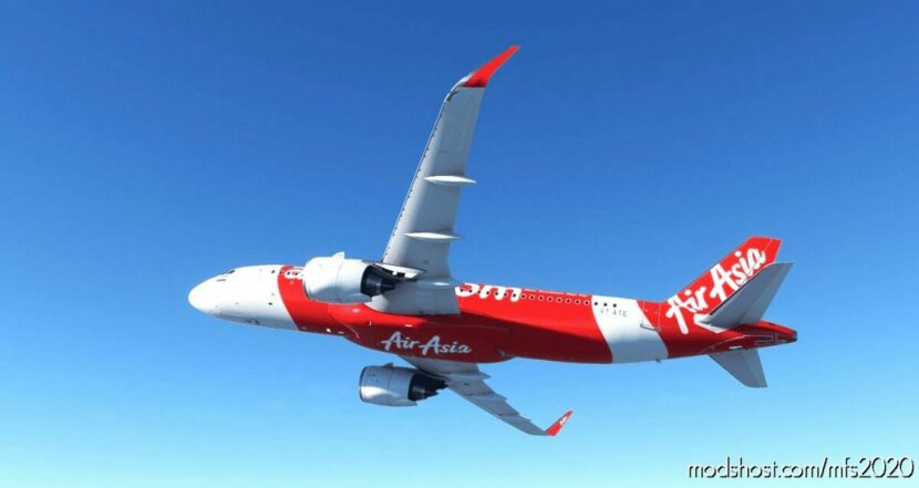 [A32NX] Airasia India [8K] for Microsoft Flight Simulator 2020