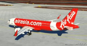 MSFS 2020 India Livery Mod: A32NX Airasia India 8K (Image #2)