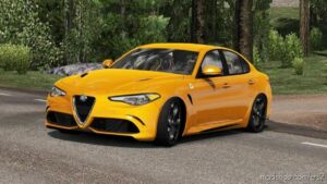 ETS2 Alfa Romeo Car Mod: 2022 Alfa Romeo Giulia V1.2 1.44 (Image #2)