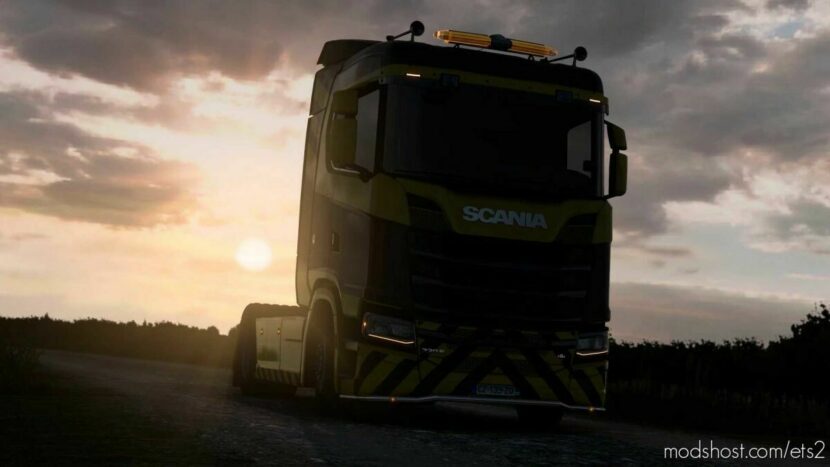 Front Amber Position Lights Scania 2016 [1.44] for Euro Truck Simulator 2