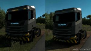 ETS2 Scania Part Mod: Front Amber Position Lights Scania 2016 1.44 (Image #2)