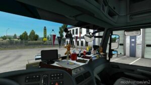 ETS2 Part Mod: Table & Wind-Shield SET For Actros MP3 V26.04 1.44 (Image #3)