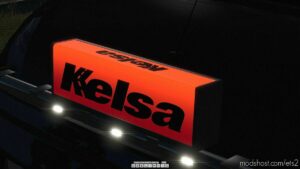 ETS2 Standalone Part Mod: Kelsa LED Illuminated Nameboards V26.04 1.44 (Image #2)