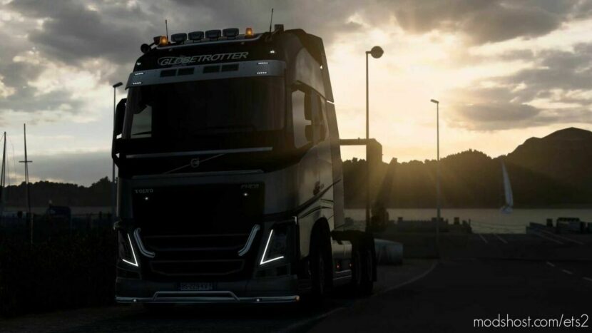 Volvo 2012 Front Position Lights V1.2 [1.44] for Euro Truck Simulator 2
