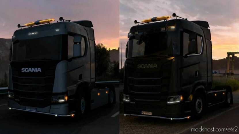 Scania 2016 Front Position Lights V1.2 [1.44] for Euro Truck Simulator 2