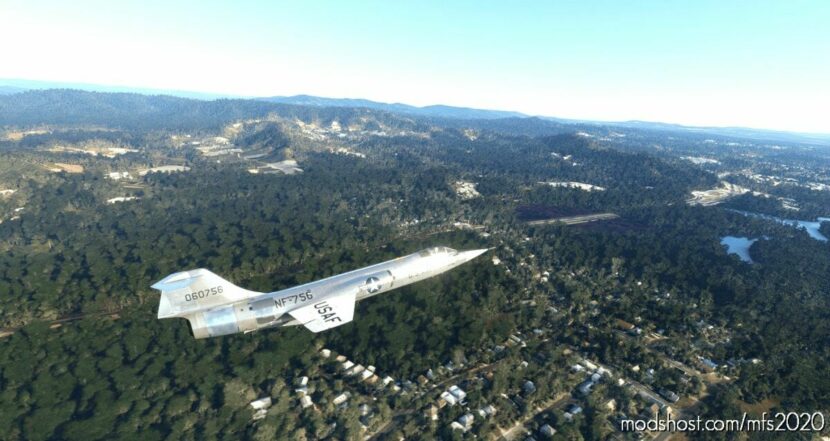 Lockheed F-104G Usaf 060756 “Chuck Yeager” for Microsoft Flight Simulator 2020