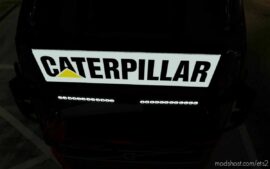 ETS2 Caterpillar Part Mod: BIG Lightbox Volvo FH5 2020 Caterpillar 1.44 (Image #3)