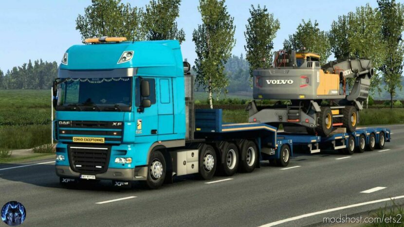 DAF XF 105 Reworked V3.4 for Euro Truck Simulator 2