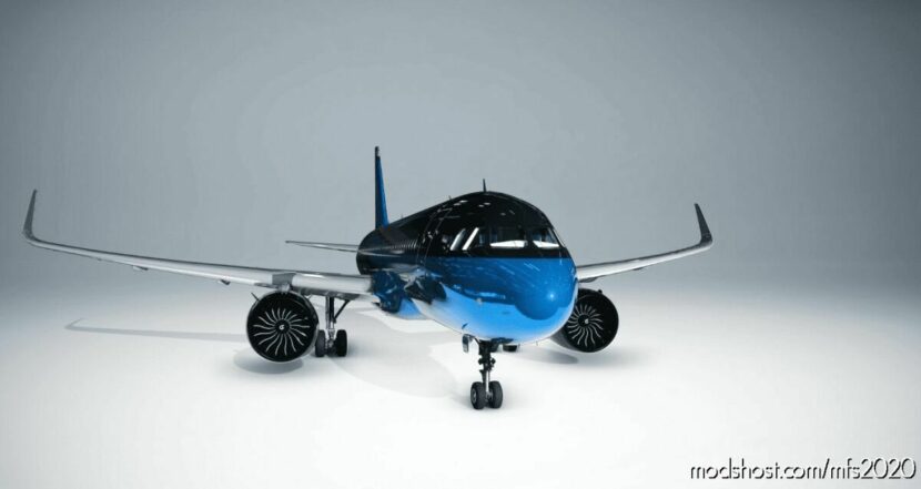 FBW A32NX Blue-Chrome Livery for Microsoft Flight Simulator 2020