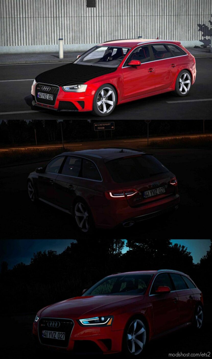 2013 Audi RS4 Avant for Euro Truck Simulator 2