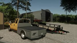 FS22 Ford Vehicle Mod: F-350 Flatbed (Image #4)