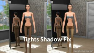 A Shadow FIX For The TWO Base Game Tights for The Sims 4