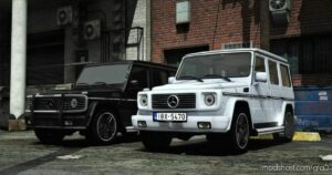 GTA 5 Mercedes-Benz Vehicle Mod: G Class 1999 Add-On | Extras | Wheels | Vehfuncs V (Image #2)