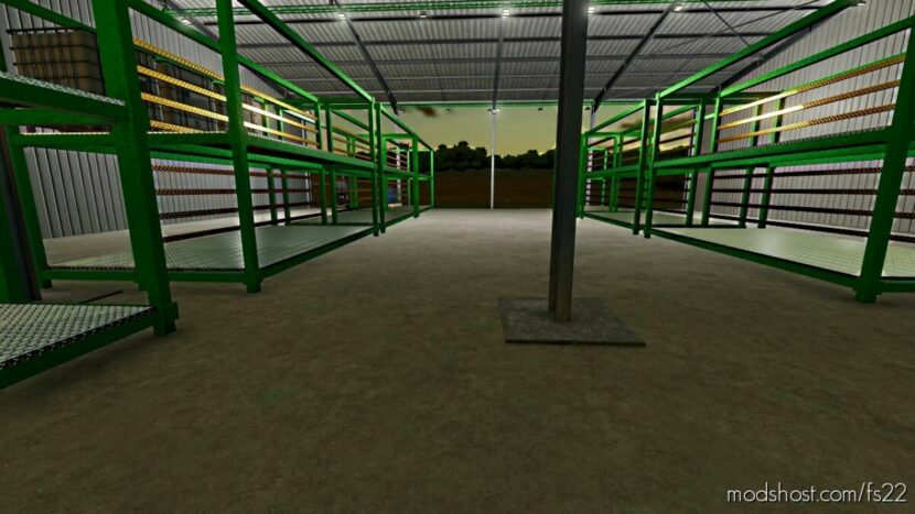 Large Shed Lights And Shelves for Farming Simulator 22