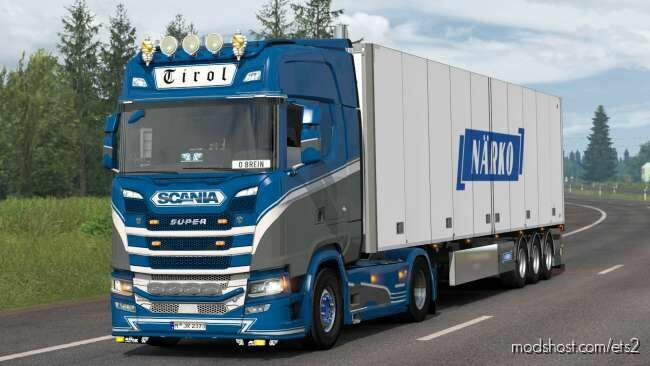 Scania Next Generation V8 Stock Sound V2.5 Update for Euro Truck Simulator 2