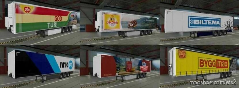 Norwegian Trailer Skin Pack for Euro Truck Simulator 2