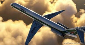 MSFS 2020 8K Livery Mod: Alitalia (I-Dacs) FLY Maddog X MD8X – 8K (Image #2)