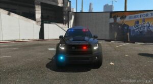 GTA 5 Vehicle Mod: Vapid Police Mobile Command Add-On | Template (Image #4)