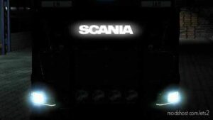 ETS2 Scania Part Mod: Front Badge LED V1.2 (Image #2)