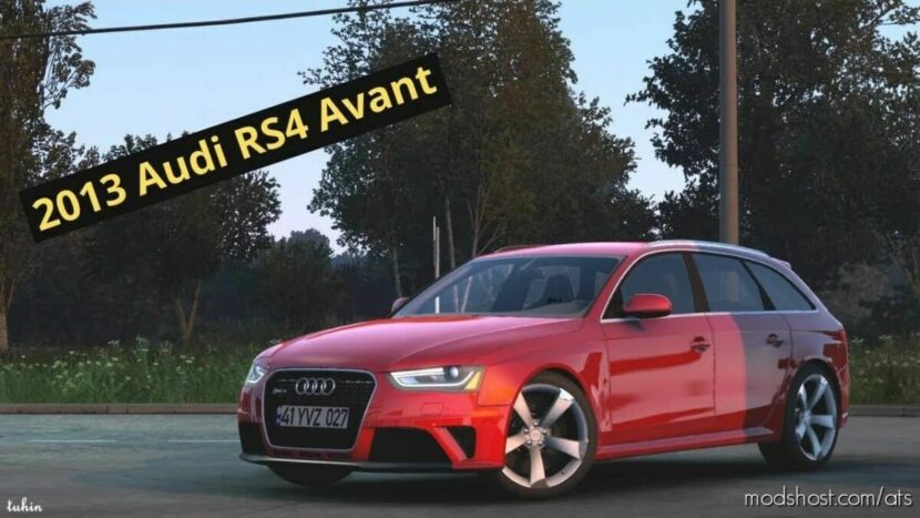 Audi RS4 Avant 2013 + Interior [1.43] for American Truck Simulator