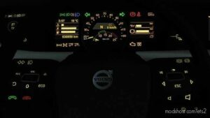 Volvo FH Gold Dashboard V1.2.0 for Euro Truck Simulator 2