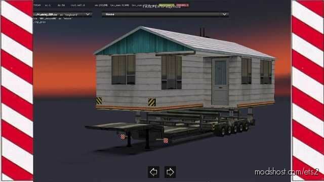 Oversize Load House [1.43] for Euro Truck Simulator 2