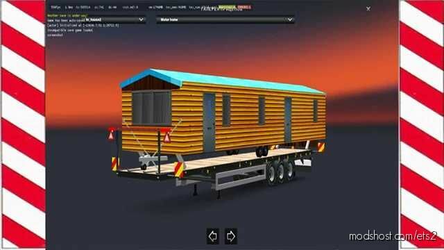 Oversize Load Construction Shed [1.43] for Euro Truck Simulator 2