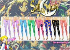 Sims 4 Female Clothes Mod: Sailor Moon Leggings (Image #2)