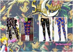 Sims 4 Female Clothes Mod: Sailor Moon Leggings (Image #3)