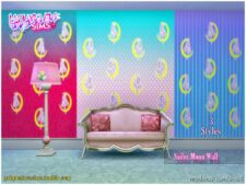 Sailor Moon Walls for The Sims 4