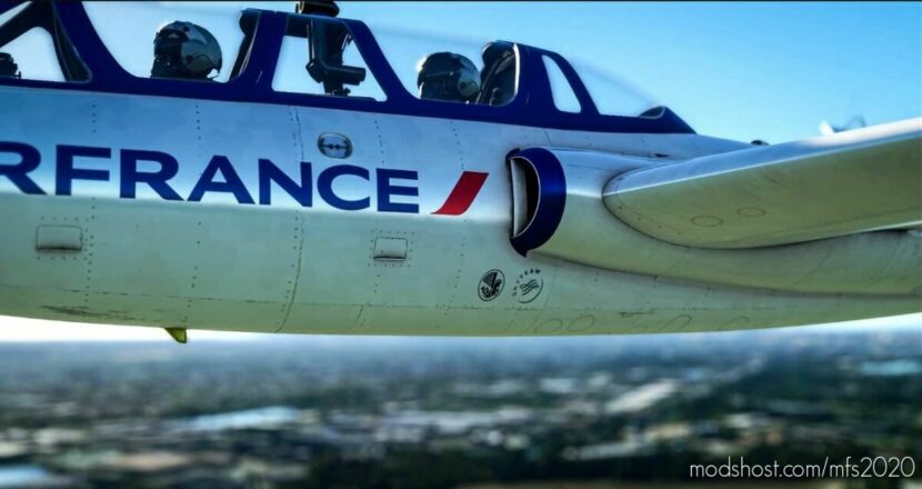 Fouga CM-170 Magister – AIR France [8K] for Microsoft Flight Simulator 2020