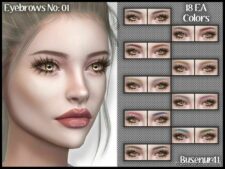 [Busenur41] Eyebrows N01 for The Sims 4